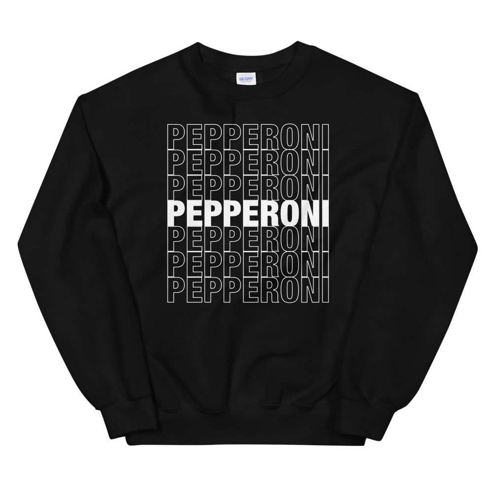 Pepperoni Sweatshirt Eat Sleep Pizza