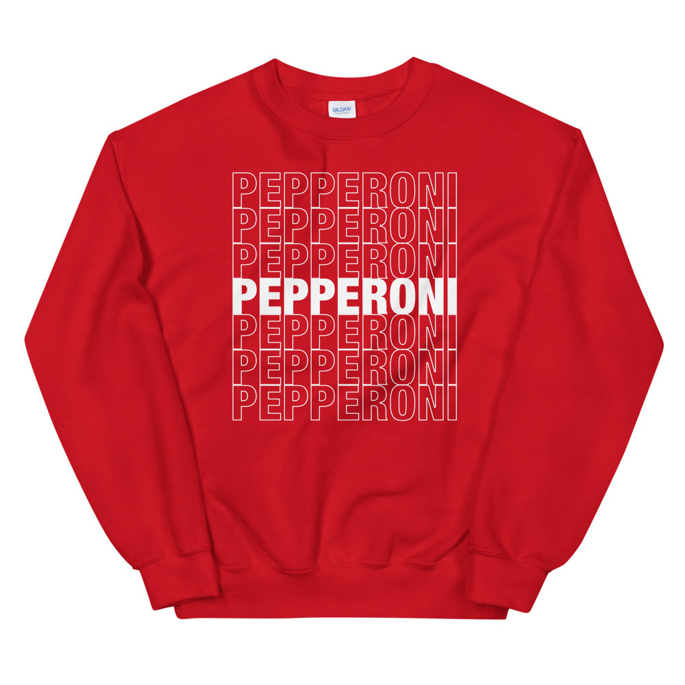 Pepperoni sweatshirt new arrivals